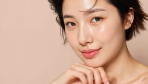 glass skin blog image showing korean skincare glow and healthy natural skin